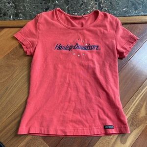 Harley Davidson Retro Tee with Stars